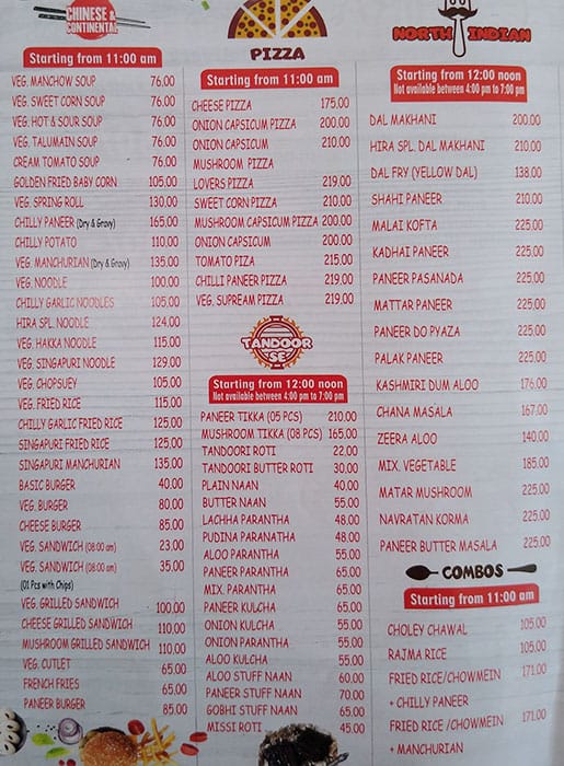Hira Sweets Menu, Menu for Hira Sweets, Laxmi Nagar, New Delhi Zomato