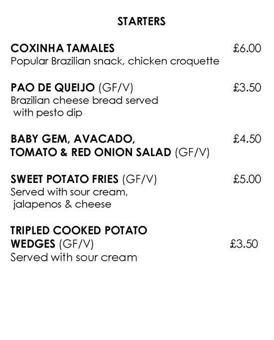 Floripa menu