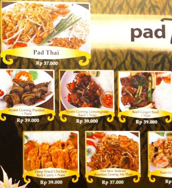 Pad Thai Menu, Menu for Pad Thai, Tebet, Jakarta - Zomato ...