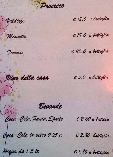 Menu di Iris Bar 