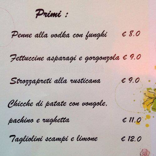 Menu di Iris Bar 