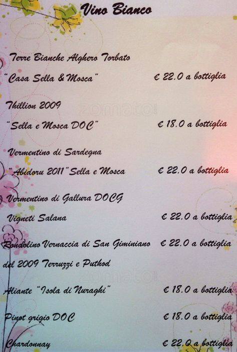 Menu di Iris Bar 