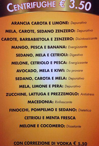 Menu di Iris Bar 