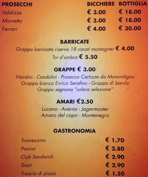 Menu di Iris Bar 