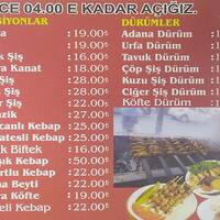 enes durum evi menu menu for enes durum evi sagmalcilar istanbul