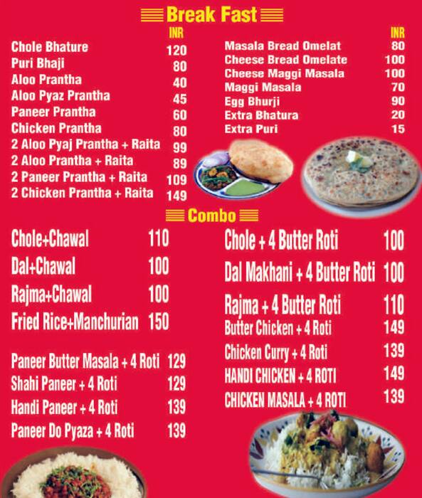 Menu of Taste Of Punjab, Sector PI, Greater Noida