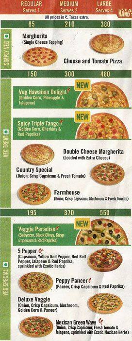 Domino S Pizza Menu Menu For Domino S Pizza Kurji Patna Zomato