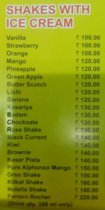 Vostok (An Icy --Grilly Place ) menu