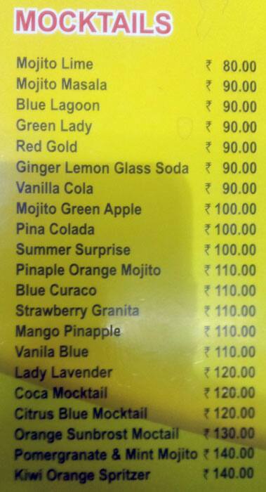 Vostok (An Icy --Grilly Place ) menu