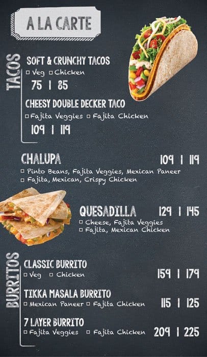 Taco Bell Menu, Menu for Taco Bell, Sector 35, Chandigarh - Zomato