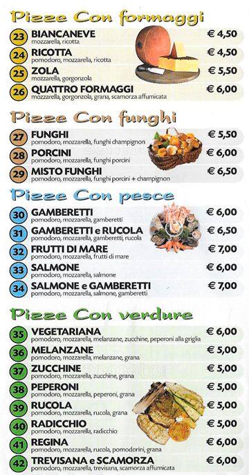 Menu di Power Pizza 