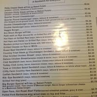 Rudy S Diner Menu Menu For Rudy S Diner Clarksville Clarksville