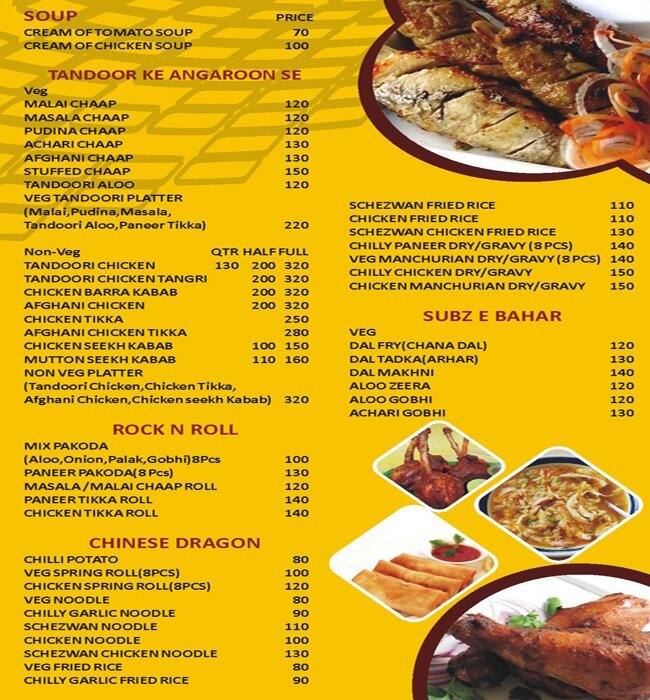 Garam Masale Menu, Menu for Garam Masale, Raj Nagar, Ghaziabad Zomato