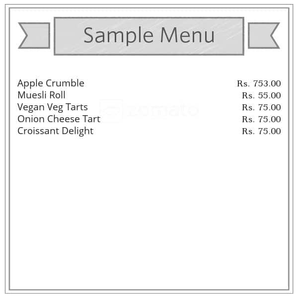 Auroville Bakery & cafe menu