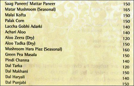 Grannys Kitchen menu