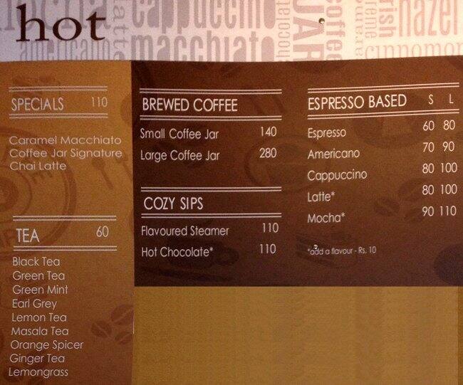 Coffee Jar Menu, Menu for Coffee Jar, Viman Nagar, Pune Zomato