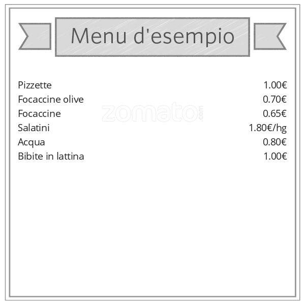 Menu di Panificio Rovelli Gianbattista 