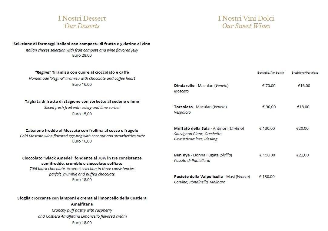 Menu di Brunello Bar and Restaurant 