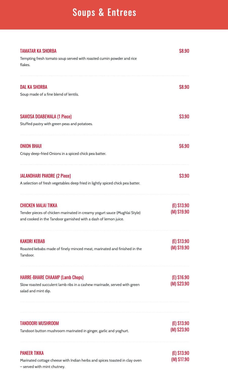 Menu at cafesaffron, South Morang