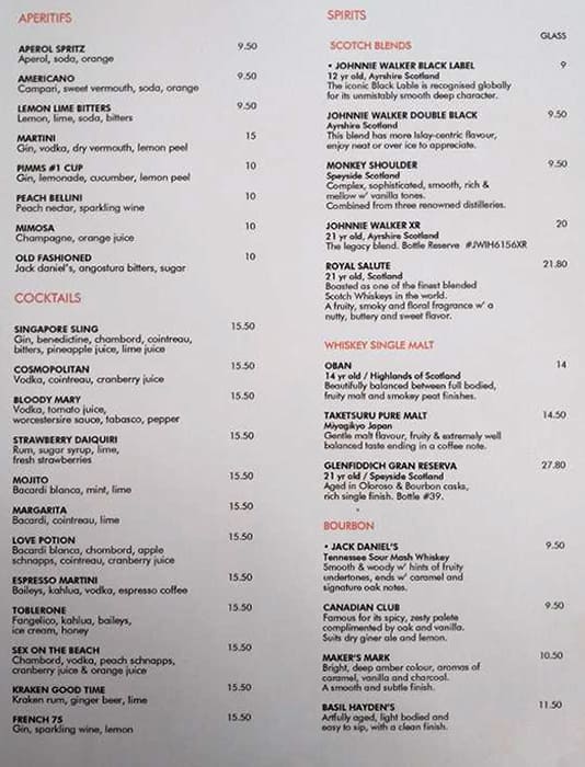 Menu at The Food Republic, Blackburn