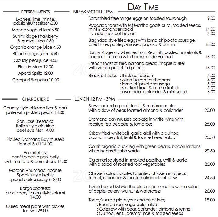 Bistro Elba Menu, Menu for Bistro Elba, Sorrento, Mornington Peninsula Urbanspoon/Zomato