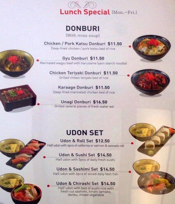 HamachiYa Japanese Menu, Menu for HamachiYa Japanese, Pyrmont, Sydney