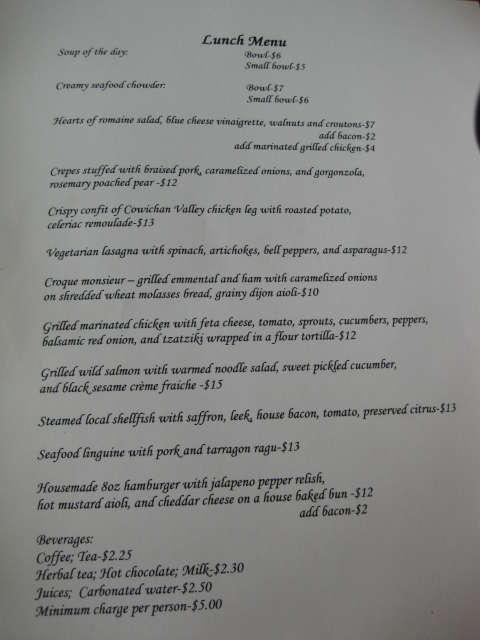 Point no Point menu