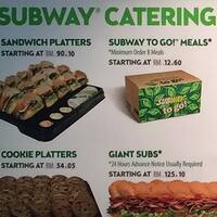 Subway Menu Menu For Subway Pudu Kuala Lumpur