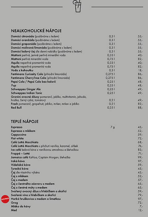 Gate Restaurant Menu Menu Podniku Gate Restaurant Karlin Praha 8