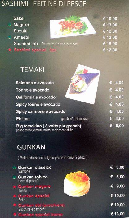 Menu di Ikka 