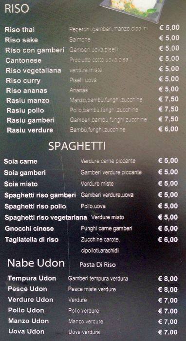 Menu di Ikka 