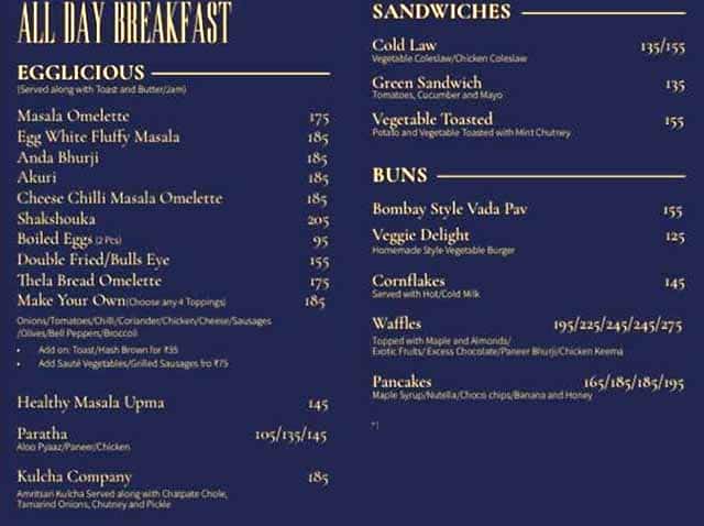 Dhunki menu