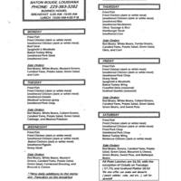 Cafe Express Menu Menu For Cafe Express Mid City Baton Rouge