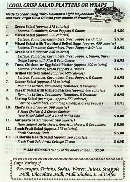 New York Nick's Deli Menu Urbanspoon/Zomato