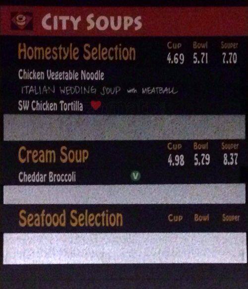 City Soups Menu, Menu for City Soups, Downtown, Seattle Urbanspoon/Zomato