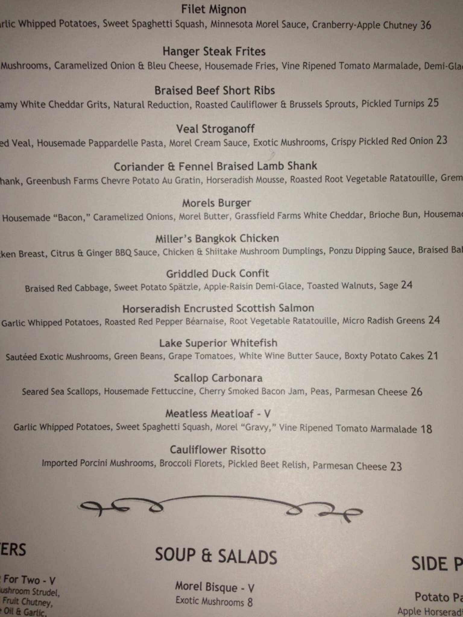 Morels Menu, Menu for Morels, Farmington Hills, Detroit Urbanspoon/Zomato