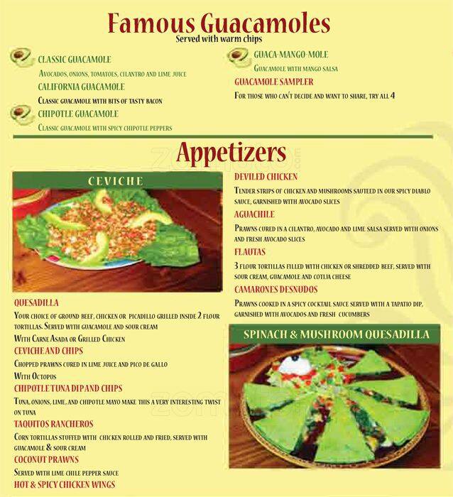 Avocados a Everett Foto del Menu con Prezzi Urbanspoon/Zomato