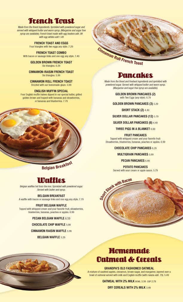 Menu at Townee Square Restaurant, Libertyville, 508 N Milwaukee Ave