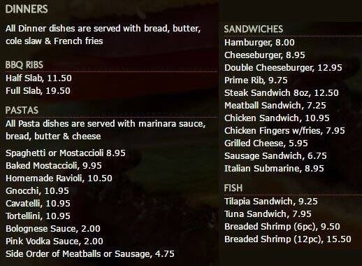menu-at-york-tavern-pub-bar-oak-brook