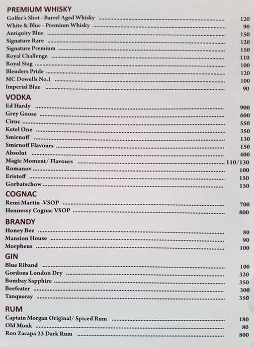 Shree Mahalaxmi Bar & Restaurant menu