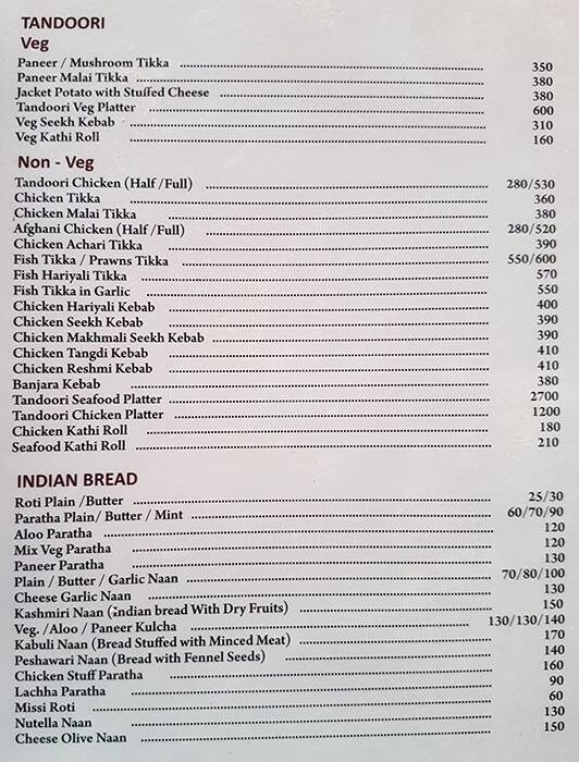 Shree Mahalaxmi Bar & Restaurant menu