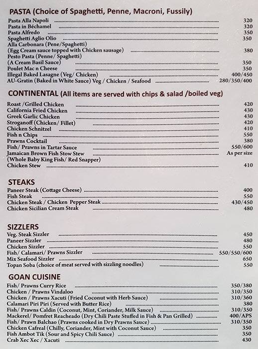 Shree Mahalaxmi Bar & Restaurant menu