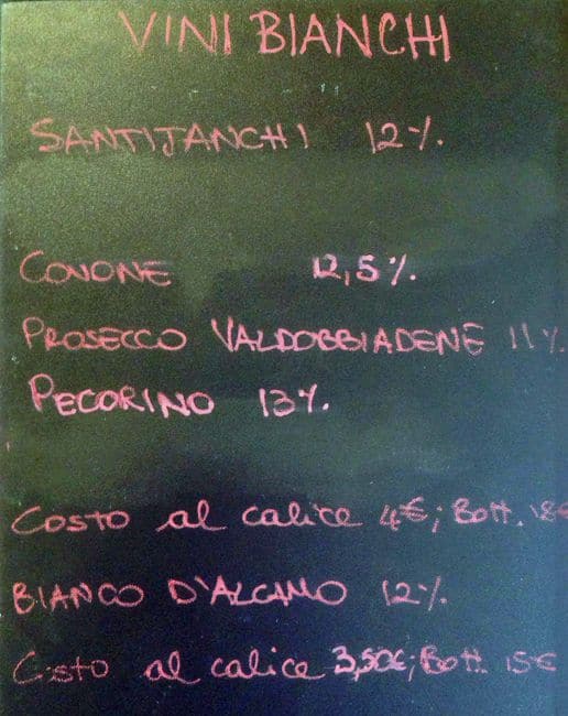 Menu di Union Club 
