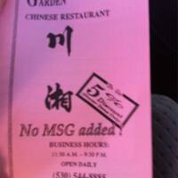 Mandarin Garden Restaurant Menu