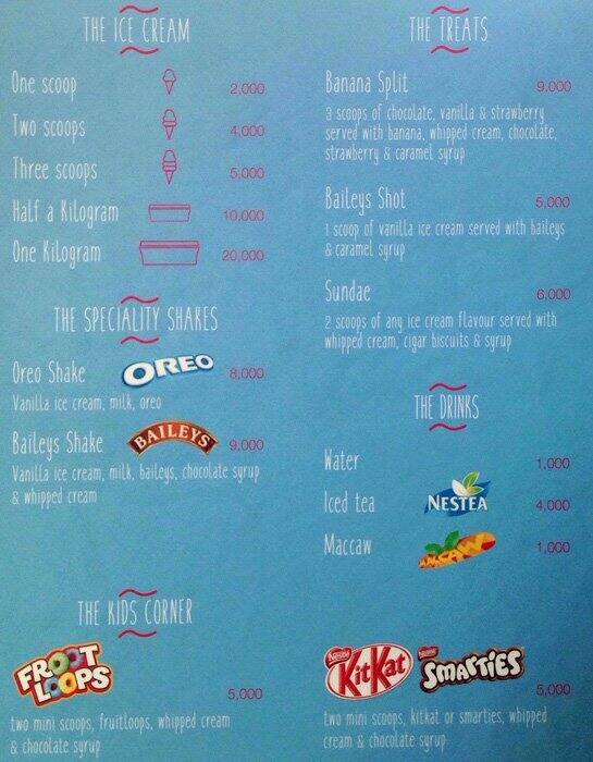 Icy Scoop Menu, Menu for Icy Scoop, Batroun, Batroun District Zomato