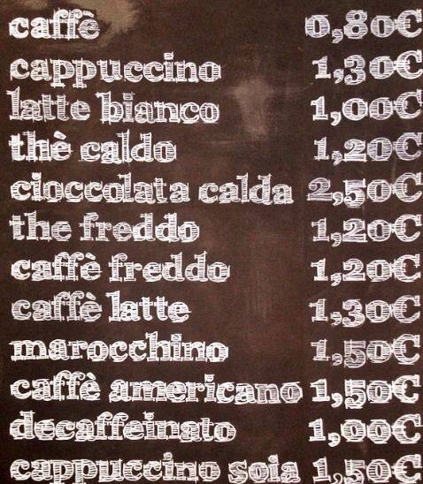 Menu di Anticafé 
