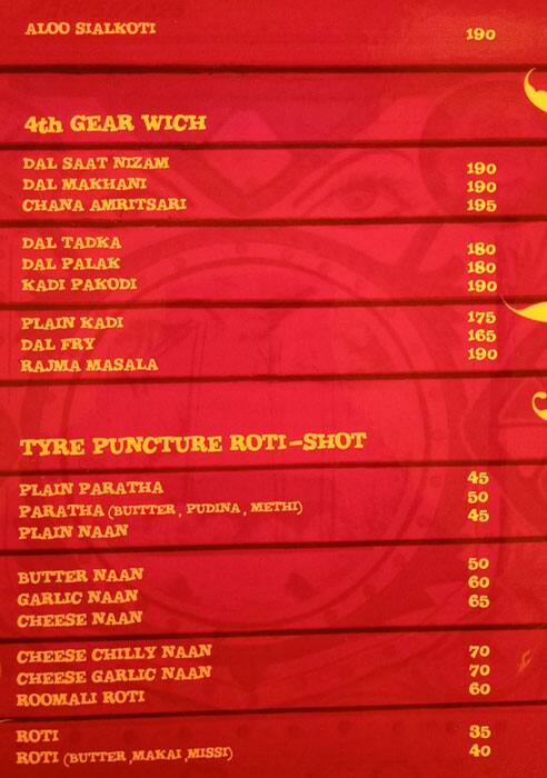 Horn Ok Please menu