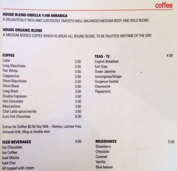 Cube Square Menu Menu at Cube at The Heights - Cafe, Plenty