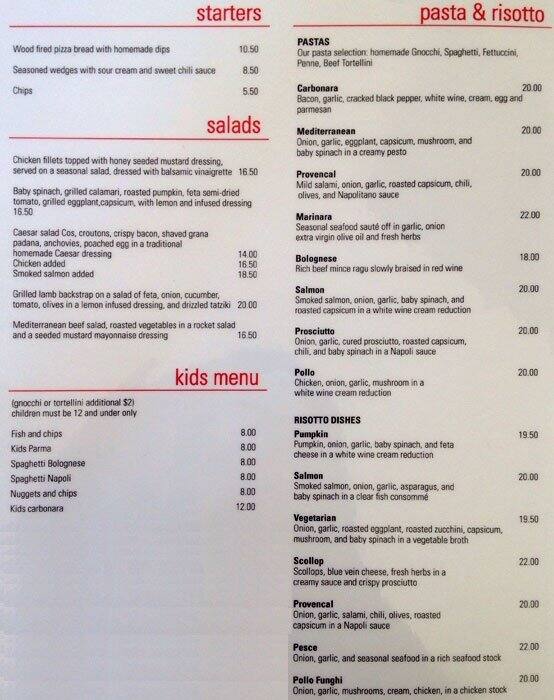 Cube Square Menu Menu at Cube at The Heights - Cafe, Plenty