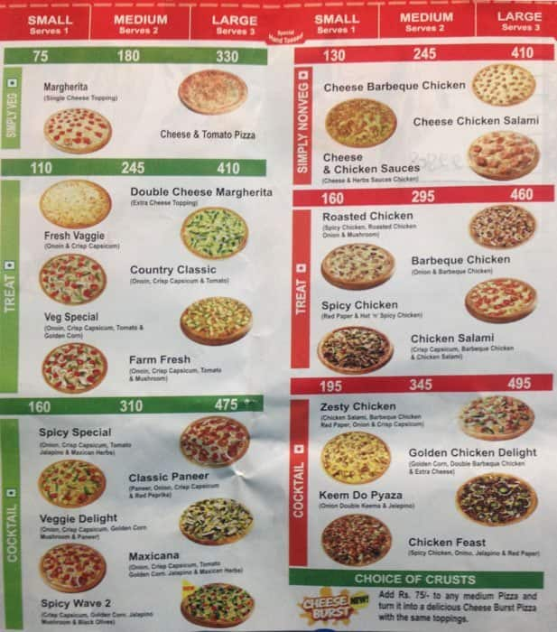 Pizzaway's Menu, Menu for Pizzaway's, Palam, New Delhi - Zomato